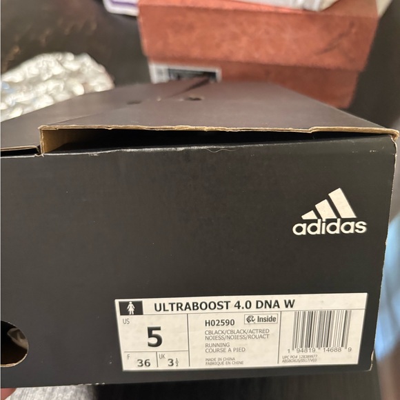 Adidas Black Ultraboost Sneakers with Primeknit and Boost - Picture 7 of 7